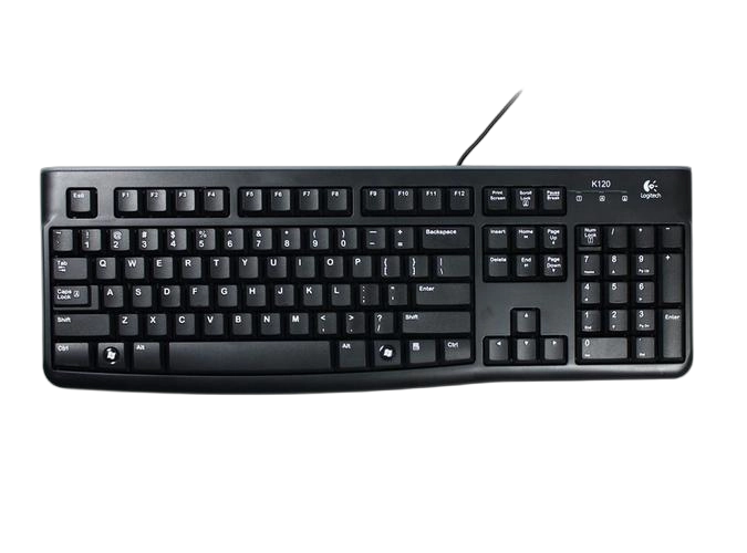 罗技（Logitech）K120/K106有线键盘